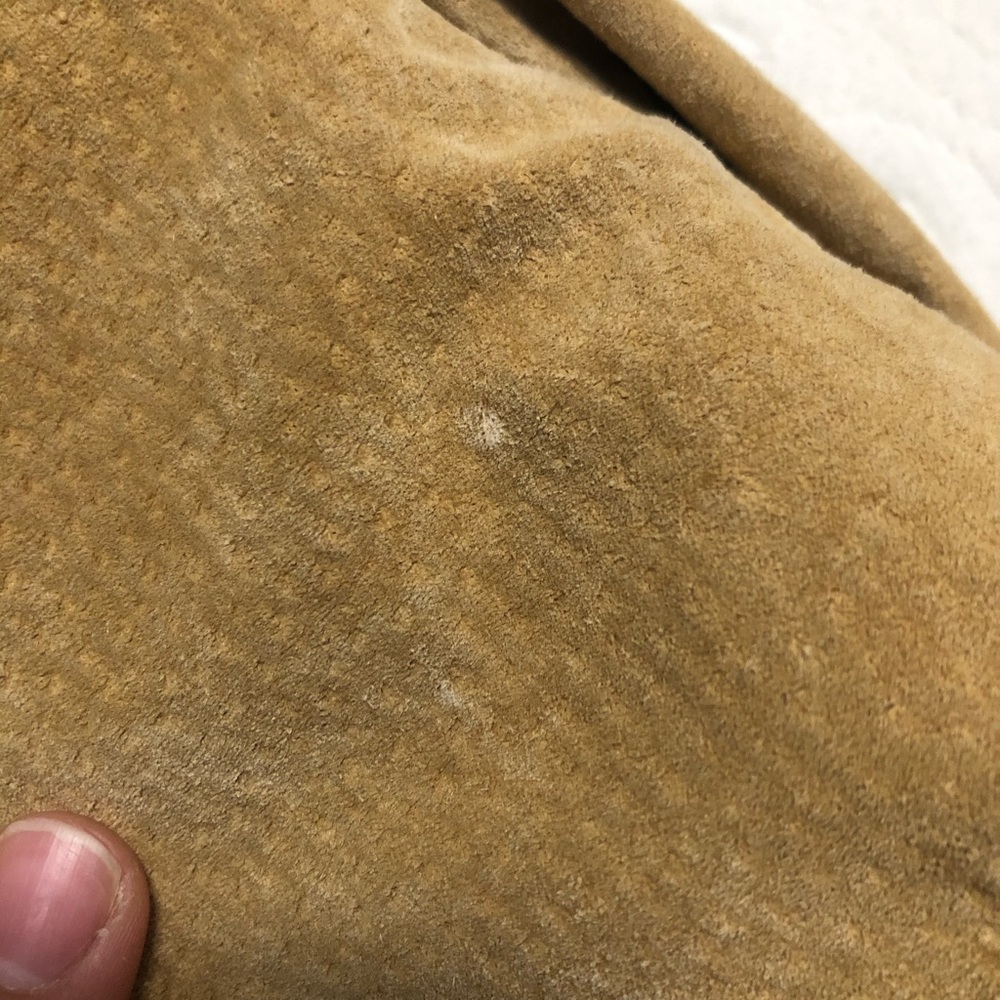 Tan leather jacket - Picture 9 of 12